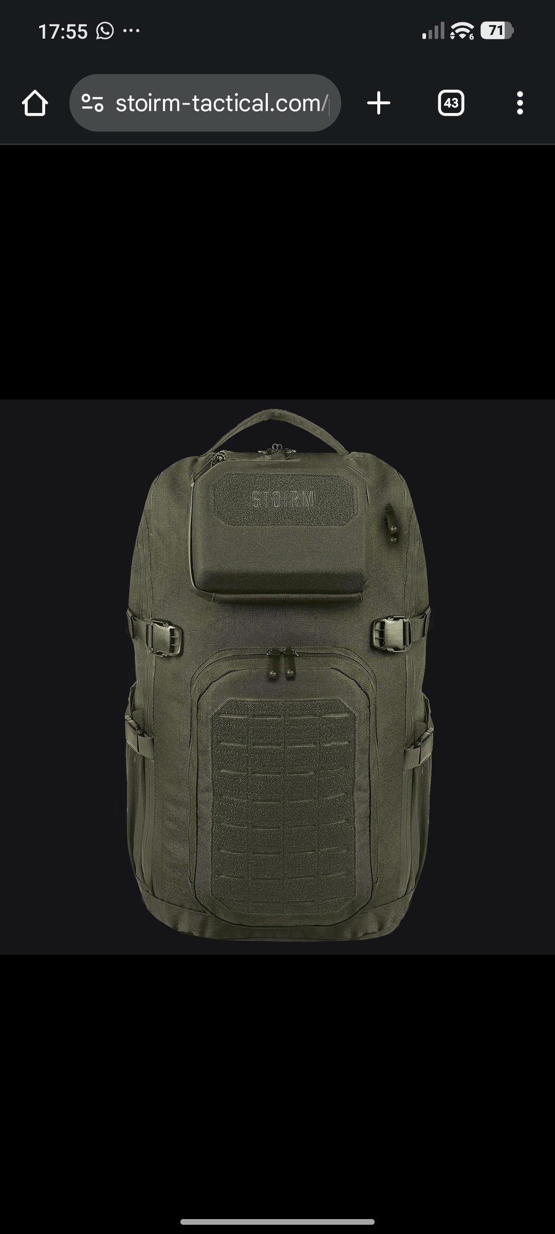 ZAINO 40 LT STOIRM TACTICAL PACK GEN.2 - immagine 5